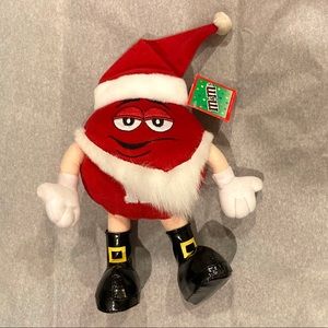 M & M Plush Santa